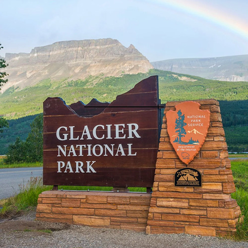 glacier national park trip